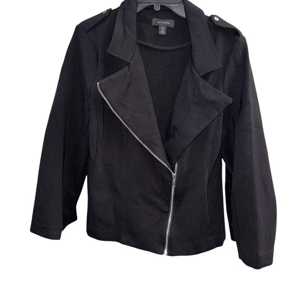 Halogen Black Women's Jacket Size Medium Petite